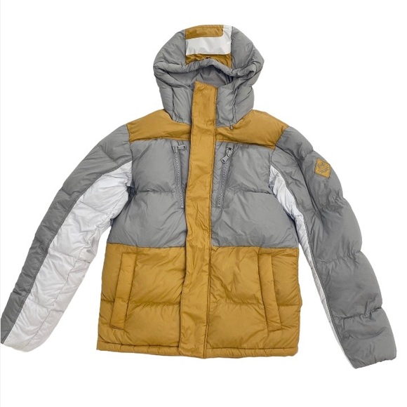 Under Armour® Men’s ColdGear® Infrared Down Blocked Jacket in ANTIQUE OCHRE - Picture 4 of 16